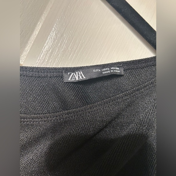 ZARA one shoulder body suit size large color black - Picture 3 of 5